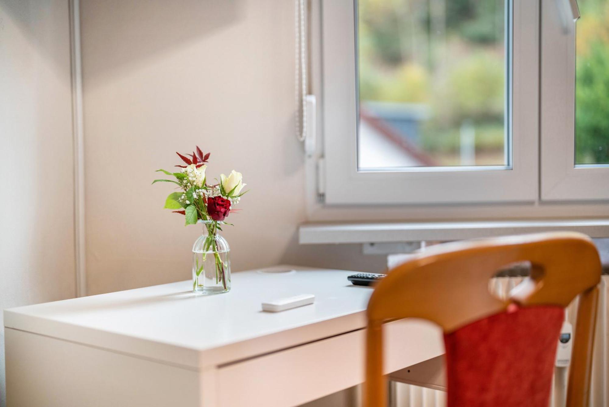 האוסאך Ferienwohnung Burgblick מראה חיצוני תמונה